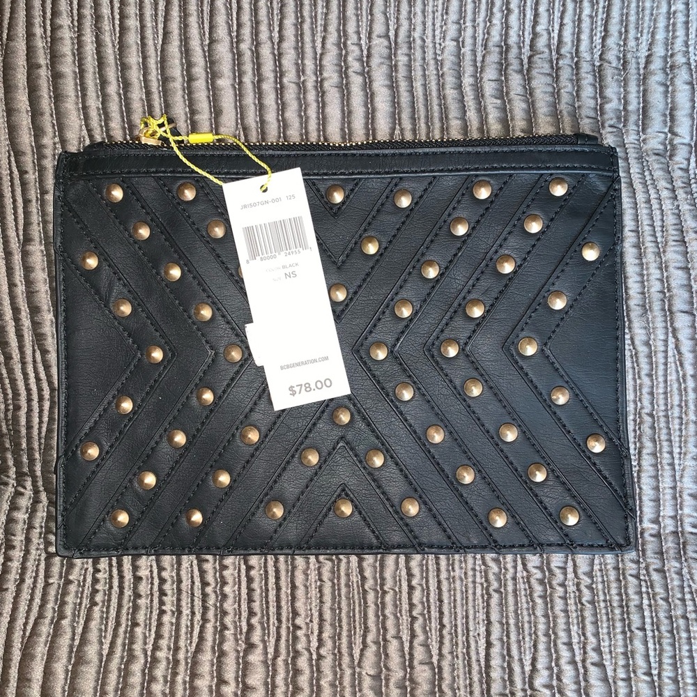 NEW BCBG Studded Clutch